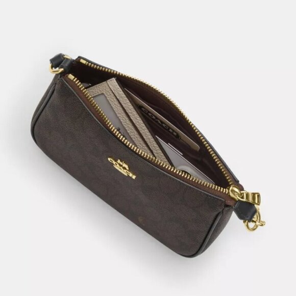 Coach Nolita 19 Shoulder Bag Heart Bolt Black Wristlet Clutch CW452 ORG PKG - Picture 10 of 12